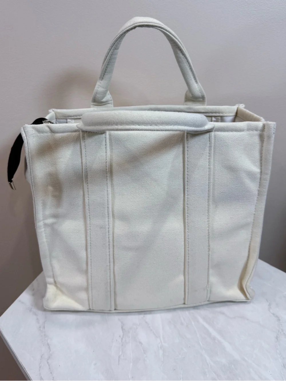 🔥Cream Canvas Tote Bag 
